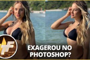 Gabi Martins é acusada por internautas de usar editor de imagem em foto de biquini