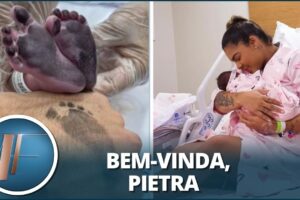 Tays Reis e Biel divulgam primeira foto da filha Pietra: “Mulher mais feliz do mundo”