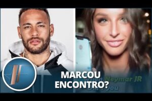 Estrangeira expõe troca de mensagens com Neymar