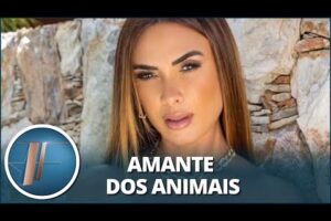 Nicole Bahls diz desconfiar de pessoas que não gostam de animais: “São puros”