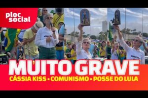 GRAVE • Cássia Kiss com Bolsonaristas pede a Nossa Senhora 'Livre do comunismo e posse do Lula'