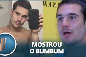 Ator Nicolas Prattes comenta cena de nudez que abalou a web: “Acho o maior barato”