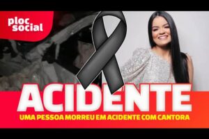 Acidente de carro com cantora de forró Danieze Santiago deixa um morto em Itarema, no Ceará