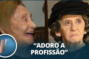 Laura Cardoso brinca com a ideia de se aposentar: “Trabalhar até ir lá pra cima”