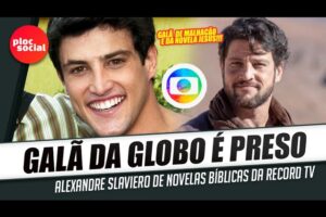 GALÃ DA GLOBO e RECORD É PRESO • Ator Alexande Slaviero é detido por posse ilegal e ameaças a GP