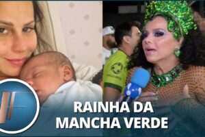 Viviane Araújo sai do Rio pela 1ª vez após nascimento do filho Joaquim: “Ele está bem cuidado”