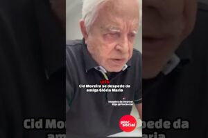 Cid Moreira se emociona ao se despedir da amiga Glória Maria após sua morte • Morre Glória Maria