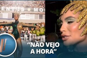 Aline Mineiro revela altas expectativas ao desfilar pela 1ª vez no Carnaval: “Estou enlouquecida”