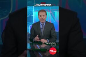 Sílvio Santos apresenta o Jornal Nacional na TV Globo com notícias de Bolsonaro • #Shorts