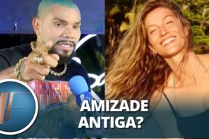 Naldo diz que receberá parte do cachê milionário de Gisele Bündchen: “Morderam a língua”