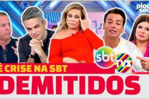 É CRISE    10 DEMITIDOS DO SBT de Sílvio Santos  Leo Dias, Christina Rocha, Otaviano Costa, Benjamin