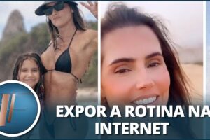 Vida real? Deborah Secco sobre suas postagens: “A vida não é um conto de fadas”