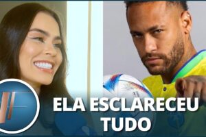 Bia Michelle se pronuncia sobre conversas íntimas com Neymar: “A gente nunca chegou a se encontrar”