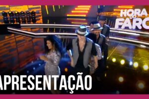 Garis dançam no palco do Hora do Faro para ganhar R$ 10 mil