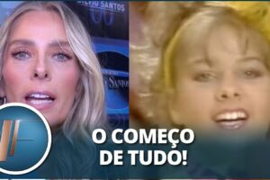 Adriane Galisteu relembra início da carreira aos 9 anos no SBT: “Cantava no Domingo no Parque”