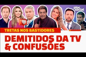 12 FAMOSOS QUE FORAM DEMITIDOS DA TV DE DEU TRETA E POLÊMICA - Geraldo Luis, Faustão, Sikera Jr e +