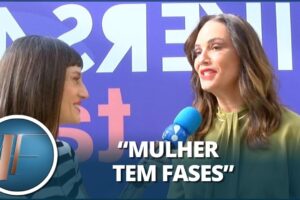 Luíza Brunet diz não se incomodar com críticas: “Mulher madura é mais inteligente”