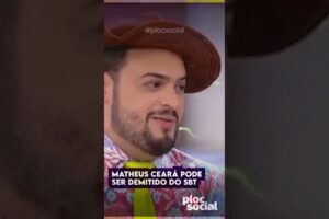 Matheus Ceará deve ser demitido do SBT e o pedido teria vindo do Fofocalizando à Sílvio Santos